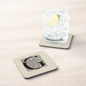 イニシャルG アンティークケルトノット モノグラム コースター (右側)