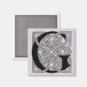 イニシャルG アンティークケルトノット モノグラム マグネット (正面/裏面)