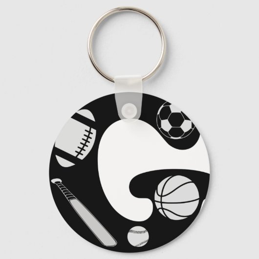 イニシャルG キーホルダー (正面)