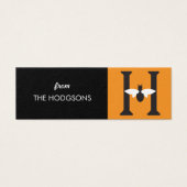 イニシャルHビーハッピースキニーカスタムラベル (正面)