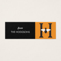 イニシャルHビーハッピースキニーカスタムラベル