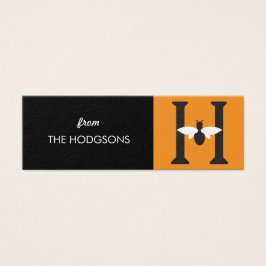 イニシャルHビーハッピースキニーカスタムラベル