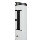 イニシャルHピモノグラムのックボホフローラ タンブラー (回転右)