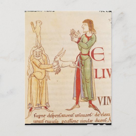 イニシャル'H'二つの陪審員の型枠内 ポストカード (正面)