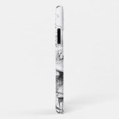 イニシャルIPHONEケースフーカ喫煙キャタピラ Case-Mate iPhoneケース (裏面/右)