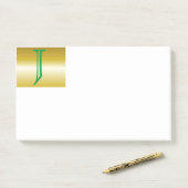 イニシャルJモノグラムポストイットノート ポストイット (デスク)