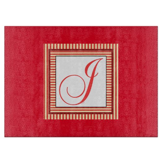 イニシャルJモノグラム カッティングボード (正面)