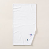 イニシャルJ モノグラムバスギフトセット バスタオルセット (ハンドタオル)