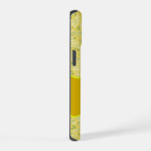 イニシャルKの黄色い小さな花 iPhone 15ケース (右側面)
