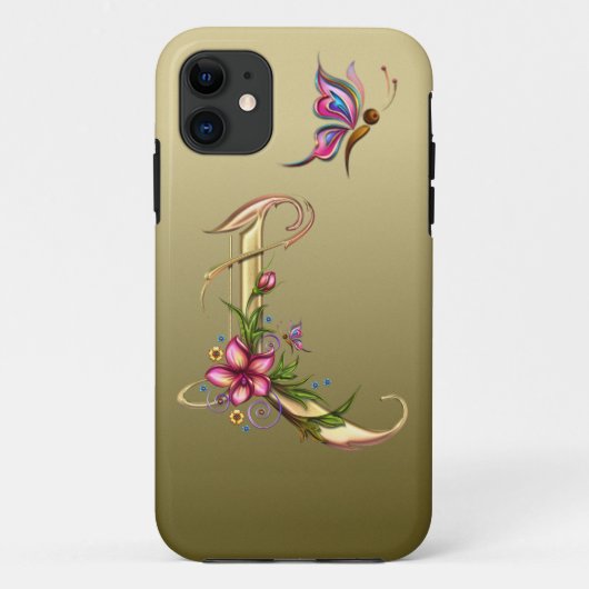 イニシャルLケースメイトTough Apple iPhone 11ケース Case-Mate iPhoneケース (裏面)