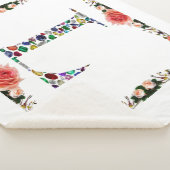 イニシャルL シェルパブランケット (3/4)