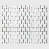 イニシャルL ラッピングペーパー (フラット)