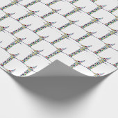 イニシャルL ラッピングペーパー (角)