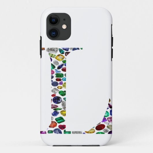 イニシャルL Case-Mate iPhoneケース (裏面)