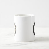 イニシャルOソフトカラー花コーヒーマグ コーヒーマグカップ (中央)