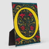 イニシャルO、1520年。 フォトプラーク (側面)