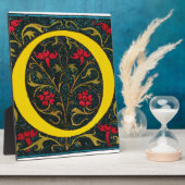 イニシャルO、1520年。 フォトプラーク (側面)