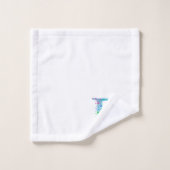 イニシャルP モノグラムバスギフトセット バスタオルセット (ウォッシュタオル)