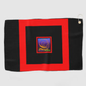 イニシャルRモノグラム ゴルフタオル (横)