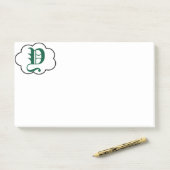 イニシャルYモノグラムノート ポストイット (デスク)