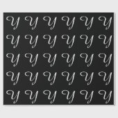 イニシャルY ラッピングペーパー (フラット)
