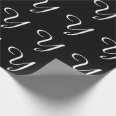 イニシャルY ラッピングペーパー (角)