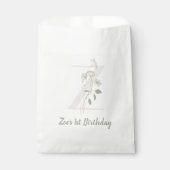 イニシャルZソフトカラー花カスタム付 フェイバーバッグ (正面)