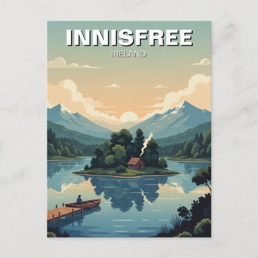 イニスフリー葉書の湖アイル ポストカード (正面)