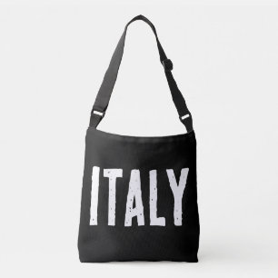 イニナルモダンズ黒白イタリア クロスボディバッグ