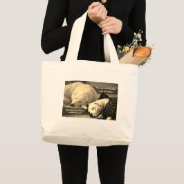 イヌの大きなトートバッグを救う ラージトートバッグ