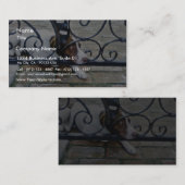 イヌの手作り 名刺 (正面/裏面)