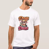 イヌは男の子より先に Tシャツ (正面)