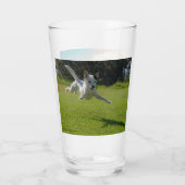 イヌは遊両面に タンブラーグラス (裏面)