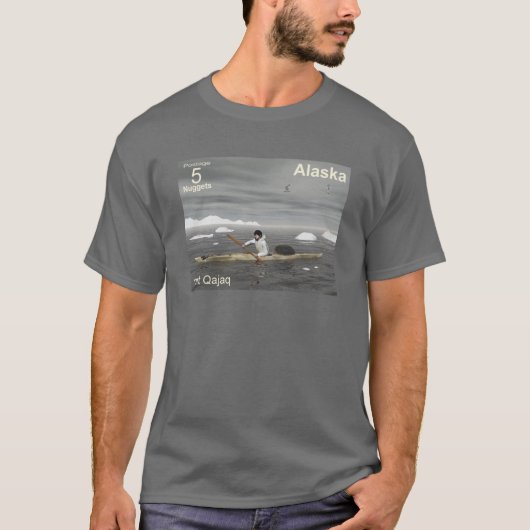 イヌイットのカヤック Tシャツ (正面)