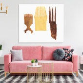 イヌイットはアメリカ北西部の海岸から キャンバスプリント (インサイチュ (リビング))