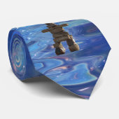 イヌイットイヌクシュク&スターズ先住民アメリカンスピリット ネクタイ (ロール)