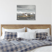 イヌイットカヤック キャンバスプリント (インサイチュ (寝室))