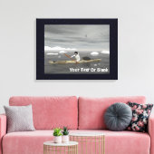 イヌイットカヤック キャンバスプリント (インサイチュ (リビング))