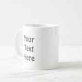 イヌイットカヤック – セピア コーヒーマグカップ (正面左)