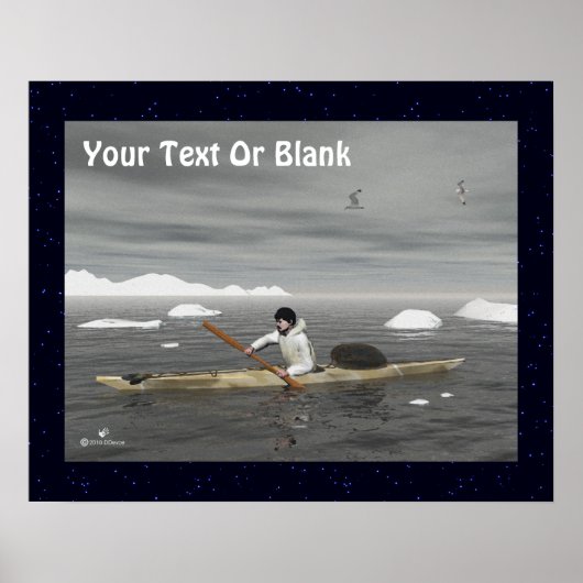 イヌイットカヤック ポスター (正面)