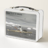 イヌイットカヤック メタルランチボックス (正面)