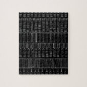 イヌイットタトゥー – 黒 ジグソーパズル (縦)