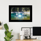 イヌイットドリーミング先住民アメリカンアートテーマ ポスター (ホームオフィス)