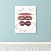 イヌイット太陽/雪「グラス」 キャンバスプリント (インサイチュ (ウッドフロア))