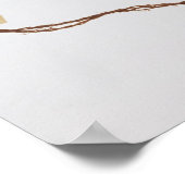 イヌイット太陽/雪「グラス」 ポスター (角)