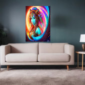 イヌイット女神セドナのポートレート | AI Art ポスター