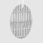 イヌイット族の入れ墨 オーナメント (正面)