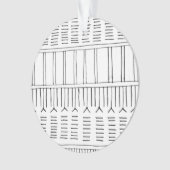 イヌイット族の入れ墨 オーナメント (正面)