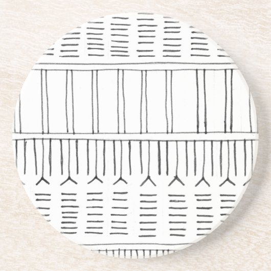 イヌイット族の入れ墨 コースター (正面)