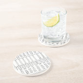 イヌイット族の入れ墨 コースター (側面)